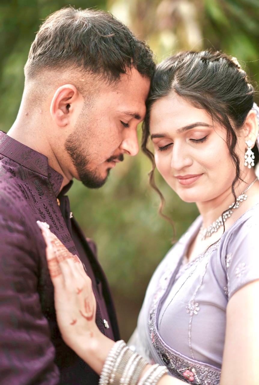 Sanjeeva with her partner